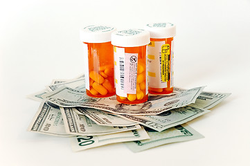 Image showing Money and Prescription Drugs