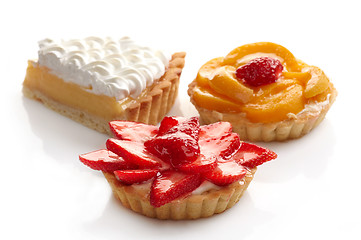 Image showing cakes on a white background