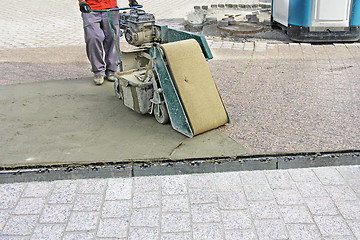 Image showing Grouting compound street