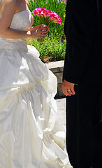 Image showing Bride and groom