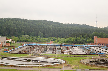 Image showing sewage water treatment facility 