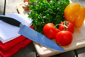 Image showing Fresh vegetables