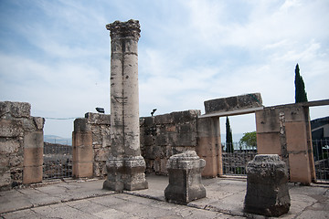 Image showing Churches and ruins in Capernaum
