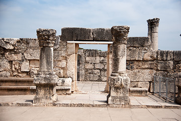 Image showing Churches and ruins in Capernaum