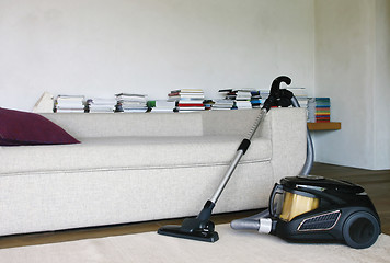 Image showing vacuum cleaner in room