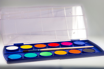 Image showing water-colour box