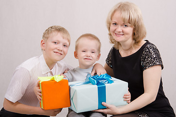 Image showing Year-old child was congratulated on his birthday