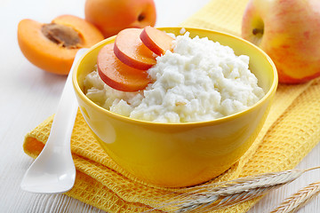 Image showing Bowl of rice flakes porridge