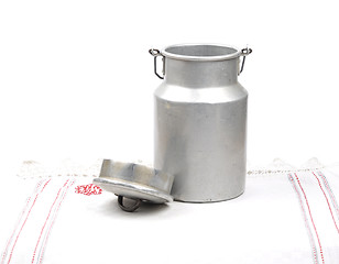 Image showing Milk can open