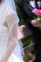 Image showing Bride and groom