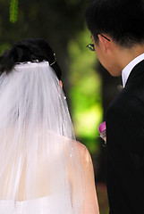 Image showing Bride and groom