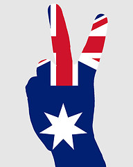 Image showing Australian hand signals