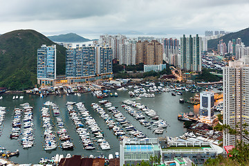 Image showing Aberdeen typhoon shelter in Hong Kong