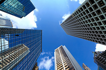 Image showing Modern office building in central Hong Kong 