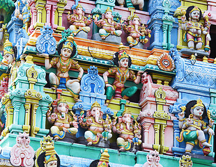 Image showing Sri Mariamman temple in Singapore