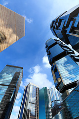 Image showing Modern building Landscape in Hong Kong 