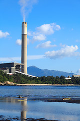 Image showing Coal fired power station in Hong Kong