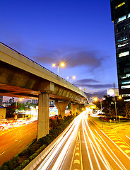 Image showing Hong Kong city night