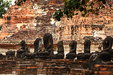 Image showing Ancient buddha statue