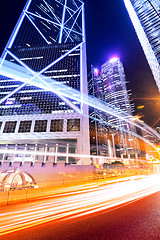 Image showing Hong Kong with busy traffic