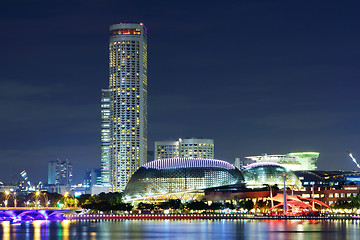 Image showing Singapore at night