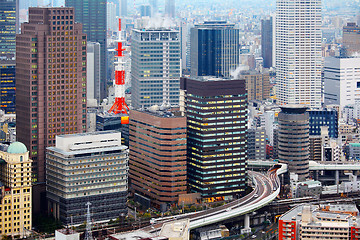 Image showing Osaka city