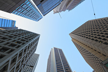 Image showing Downtown district in Tokyo city