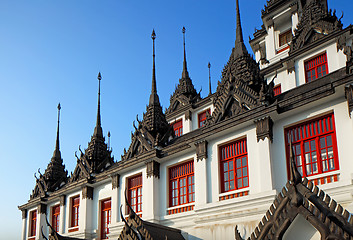 Image showing Loha Prasat at Wat Ratchanadda