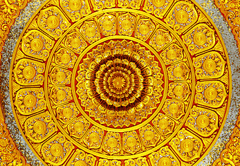 Image showing Traditional style Ceiling of thai