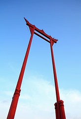 Image showing Giant swing ,Bangkok Thailand 