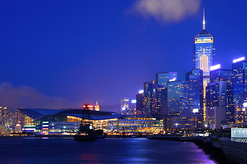 Image showing Hong Kong at night