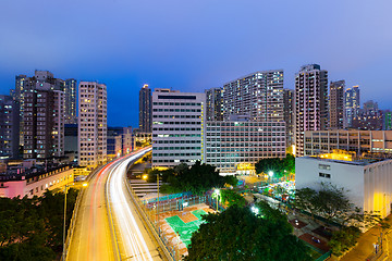 Image showing Hong Kong night