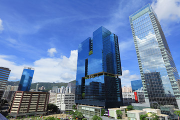 Image showing Modern business buildingin Hong Kong