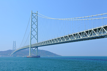 Image showing Akashi Kaikyo bridge