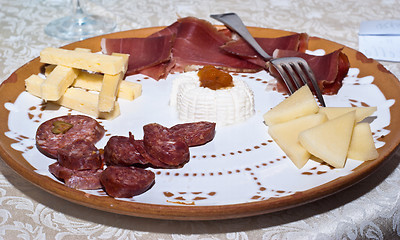 Image showing Italian appetizers