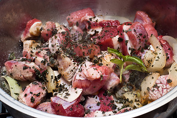 Image showing beef stew in the pot