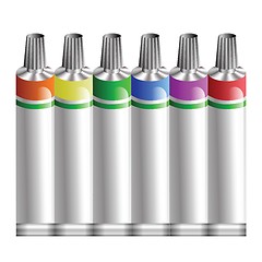 Image showing tubes of paint