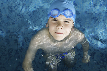 Image showing Child in swimming pool