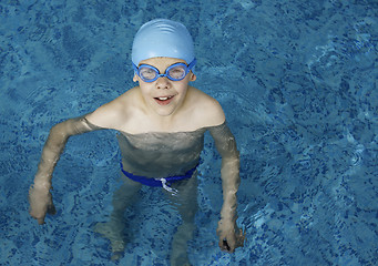 Image showing Child in swimming pool