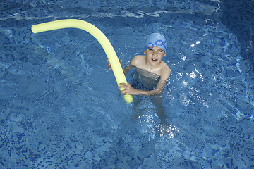 Image showing Child in swimming pool