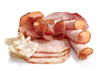 Image showing Smoked meat assortment