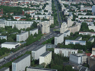 Image showing Berlin aerial view