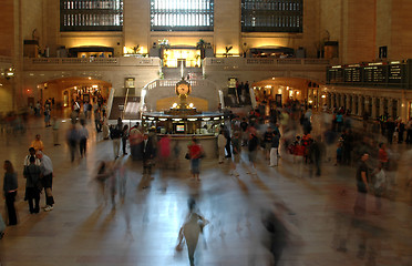 Image showing grand central rush