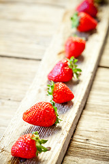 Image showing fresh strawberries