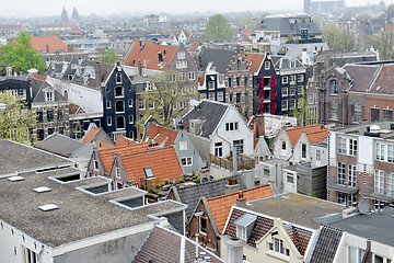 Image showing The roofs of Amsterdam