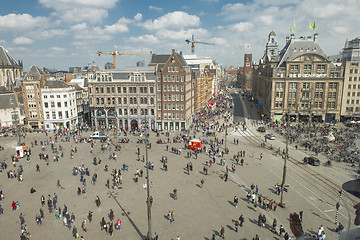 Image showing Dam Square in Amsterdam