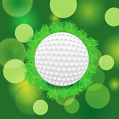 Image showing golf ball