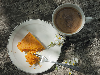 Image showing Pumpkin cheese cake