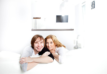 Image showing Couple in new home