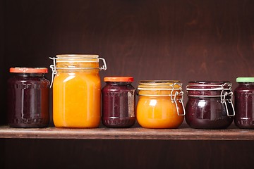 Image showing Jars of Jam